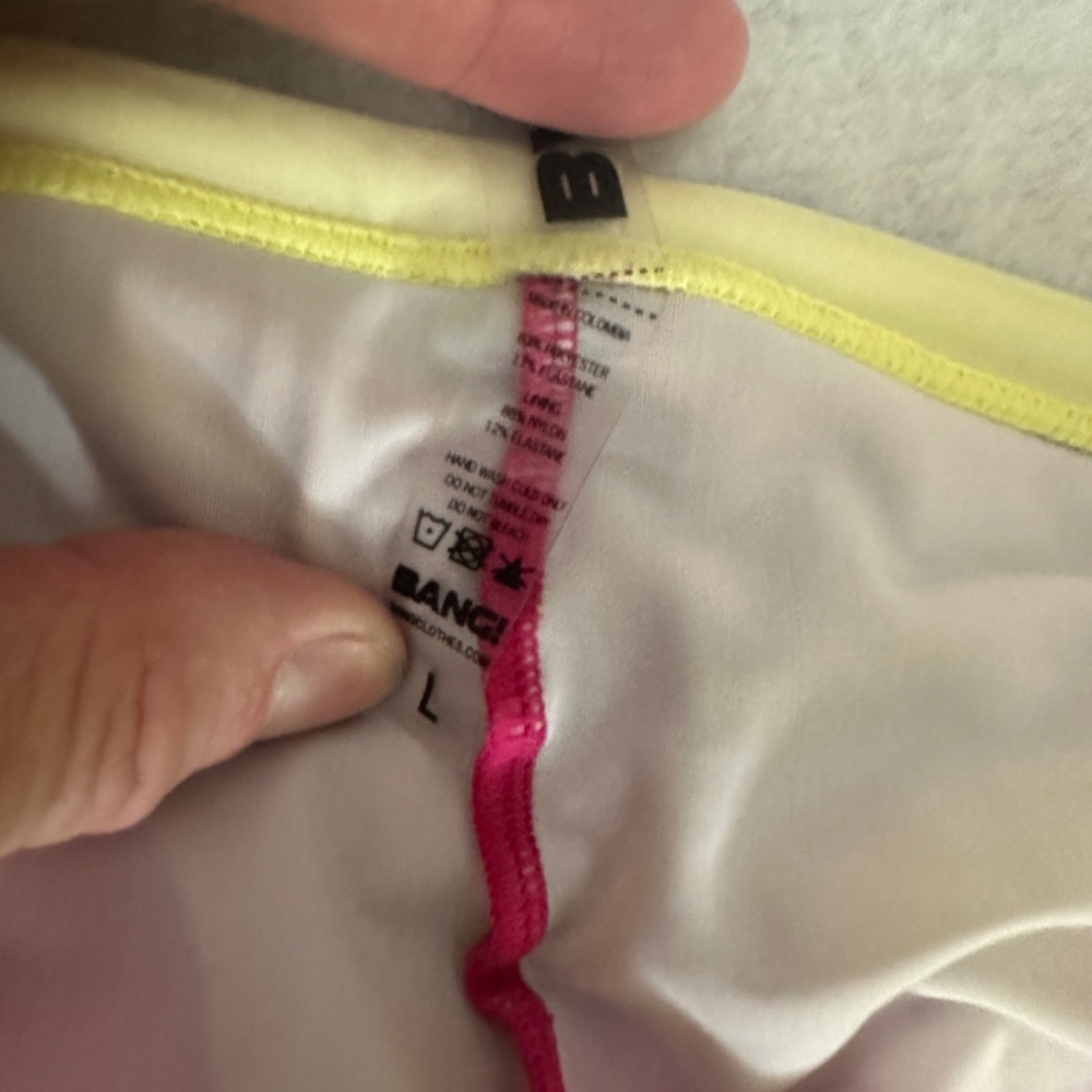 Bang Square Cut Swimsuit Large runs small Gently worn 83% polyester - Picture 5 of 6